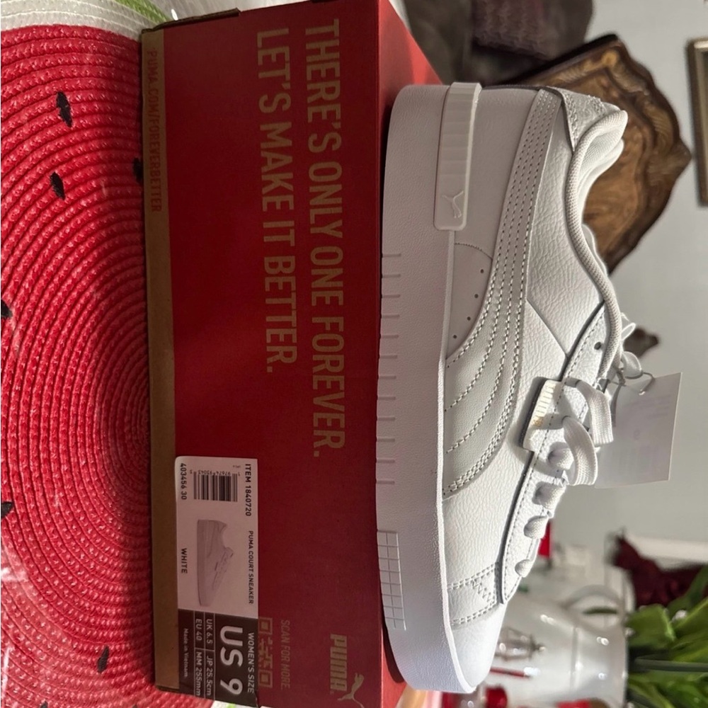 Puma White Court Sneakers